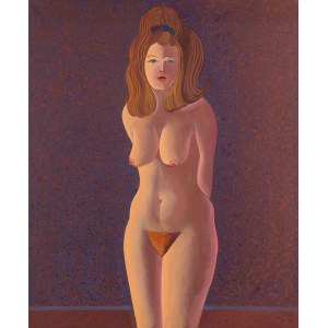 Henryk Plóciennik (1933 Lodz-2020), Nude of a redheaded woman