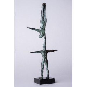 Joanna Zakrzewska, Akrobaten (Bronze, Höhe 33 cm. Auflage 6/8)