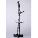 Joanna Zakrzewska, Akrobaten (Bronze, Höhe 33 cm. Auflage 6/8)