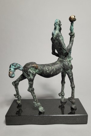 Robert Dyrcz, Centaur (Brąz, wys. 28 cm. Unikat)