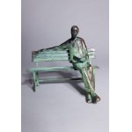 Jacek Cholewa, Czytelnik na ławce (Brąz, wys. 15 cm. Edycja: 6/8)