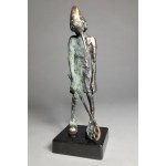 Jacek Cholewa, Pinocchio mit Rad (Bronze, Höhe 21 cm. Auflage 2/8)