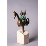 Pawel Erazmus, Children on Horseback (Bronze, height 36 cm)