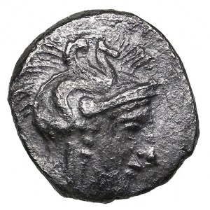 Calabria, Tarentum AR Diobol circa 325-280 BC