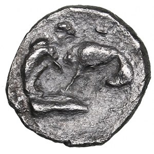 Calabria, Tarentum AR Diobol circa 325-280 BC