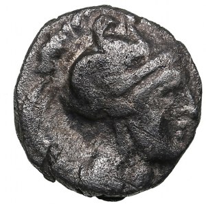 Calabria, Tarentum AR Diobol circa 325-280 BC