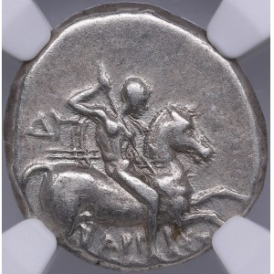 Calabria, Taras AR Didrachm c. 281-240 BC - NGC XF