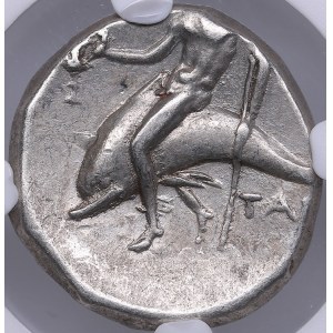 Calabria, Taras AR Didrachm c. 281-240 BC - NGC XF