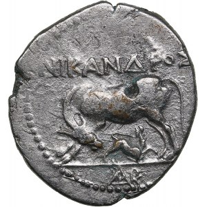 Illyria, Apollonia, Nikandros AR Drachm circa 250-48 BC