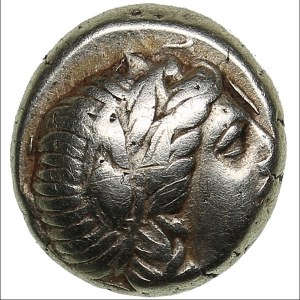 Lesbos, Mytilene 1/6 Stater - EL-Hekte c. 377-326 BC