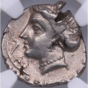 Paphlagonia, Sinope AR Drachm late 4th Century BC - NGC Ch XF