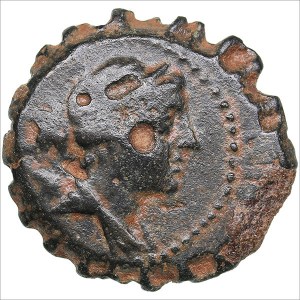 Seleukid Kingdom, Antioch on the Orontes. Æ Serrate - Demetrios I Soter (162-150 BC)