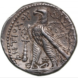 Seleukid Kingdom AR Tetradrachm dated SE 177 = 136/5 BC. Antiochos VII Euergetes (138-129 BC)