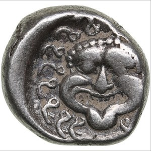 Thrace, Apollonia Pontica AR Drachm circa 450-404 BC