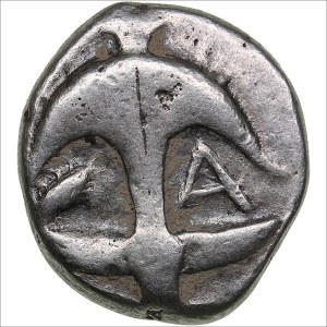 Thrace, Apollonia Pontica AR Drachm circa 450-404 BC