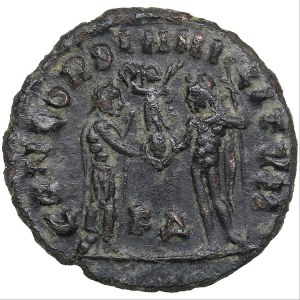 Roman Empire, Cyzicus Æ Radiatus - Maximian (AD 286-305)