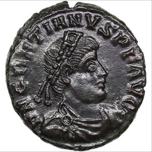 Roman Empire, Siscia Æ Follis - Gratian (AD 375-383)