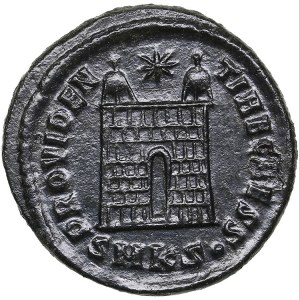 Roman Empire, Cyzicus Æ Follis - Constantine II, as Caesar (AD 317-337)
