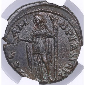 Thrace, Mesambria Æ26 - Philip I & Otacilia Severa (AD 244-249) - NGC Ch XF