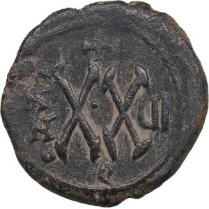 Byzantine Æ Follis - Phocas (602-610 AD)