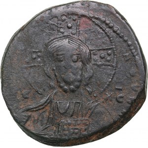 Byzantine, Constantinople Æ Anonymous Follis - Attributed to Basil II and Constantine VIII (AD 976-1028)