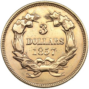 USA 3 dollars 1857