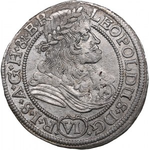 Austria, Habsburg 6 kreuzer 1679 - Leopold I (1657-1705)