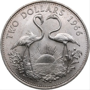 Bahamas 2 dollars 1966