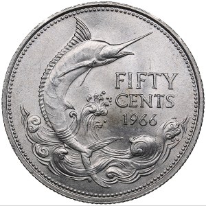Bahamas 50 cents 1966