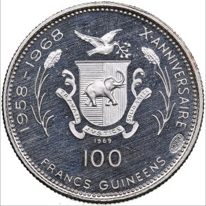 Guinea 100 francs 1969 - Martin Luther King