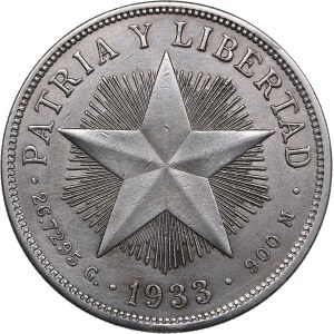 Cuba 1 peso 1933