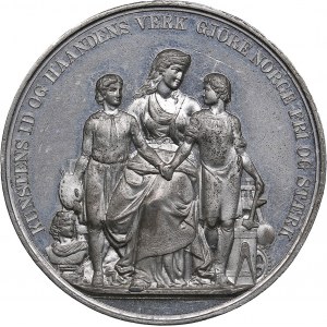 Norway medal Industry and Art Exhibition in Christiania 1883