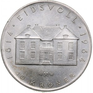 Norway 10 kroner 1964