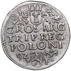 Poland, Poznan 3 grosz 1592 - Sigismund III (1587–1632)