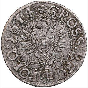 Poland, Cracow 1 grossus 1614 - Sigismund III (1587-1632)