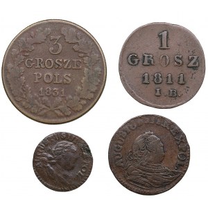 Poland - lot of coins 1753-1831 (4)