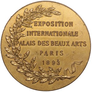 France medal International exhibition in Paris, 1893