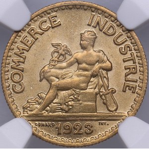 France 50 centimes 1923 - NGC MS 66