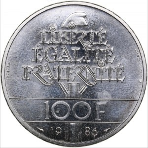 France 100 francs 1986 Double weight!