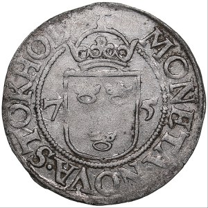 Sweden 1/2 öre 1575 - Johan III (1568-1592)