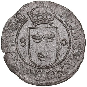 Sweden 1/2 öre 1580 - Johan III (1568-1592)