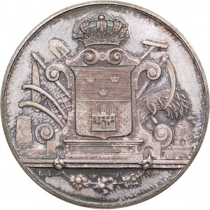 Sweden medal Jönköping householding service. Late 1800s.