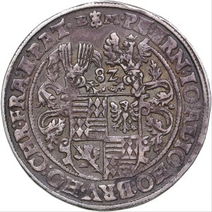 Germany, Mansfeld, Eisleben Thaler 1582 - Peter Ernst I, Johann Albrecht, Johann Hoyer III, Bruno II & Hoyer Christoph (