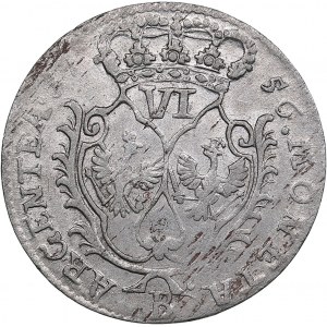 Germany, Brandenburg-Prussia 6 groschen 1756 B