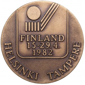 Finland medal Ice Hockey World Championship 1982