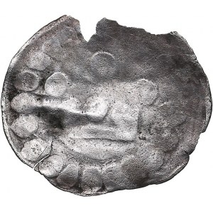 Reval, Denmark pfennig (crown bracteate) - Anonymous (1265-1332)