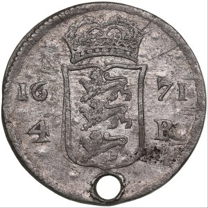 Reval, Sweden 4 öre 1671 - Karl XI (1660-1697)