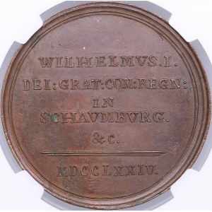 Estonia, Russia medal In memory of Johann Georg Eisen von Schwarzenberg, pastor of the Church of Torma, 1774