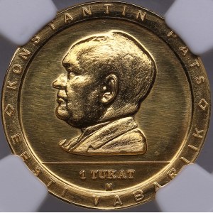 Estonia 1 gold ducat 1974 - President Konstantin Päts - NGC MS 68