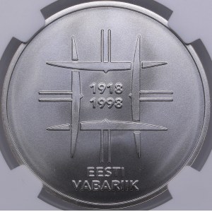 Estonia 100 krooni 1998 - Nation Anniversary - NGC MS 69